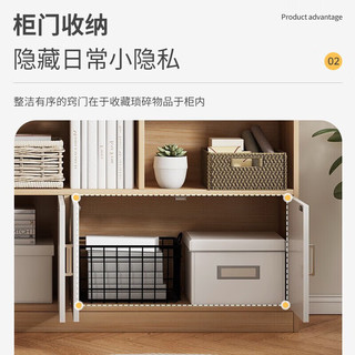 信京 落地书柜 A款60cm 宽24高200cm 储物展示架