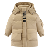 雪中飞kids 男童字母印花羽绒服