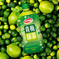 达利园 青梅绿茶1L×6瓶茶类饮料