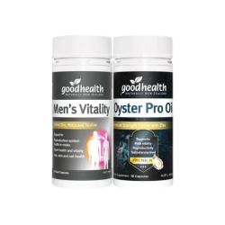 好健康 牡蛎精油Pro 30粒/瓶+玛咖活力片60粒/瓶（补肾持久强效套装）