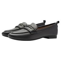 NINE WEST 玖熙真皮乐福鞋女士单鞋
