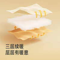英氏(YEEHOO)婴儿哈衣女宝新生儿男宝冬季保暖长袖蛤衣新年连身衣舒适新款 浅金色