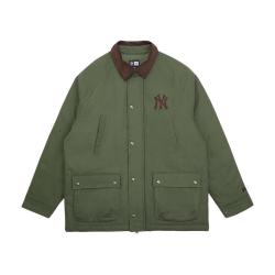 NEW ERA ERA 纽亦华 14856154 美式复古帆布棉服 绿色/纽约洋基队 2XL