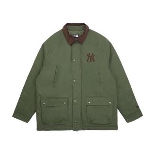 日常轻暖御寒：NEW ERA MLB联名 男女款帆布棉服 14856154
