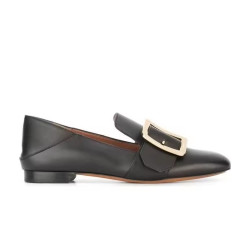 BALLY 女士小牛皮休闲皮鞋 黑色