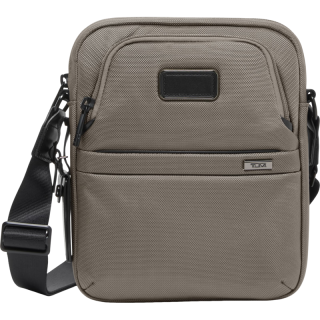 TUMI Alpha4男士斜挎包经典升级商务斜挎包 合金灰