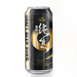 珠江啤酒 9度 珠江97纯生淡爽拉格啤酒 500mL*3听 连包装 京东自营