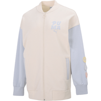 (尺码偏大)外套女装运动服宽松休闲服夹克上衣拼色简约时尚