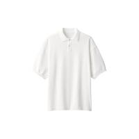 MUJI 无印良品 防紫外线天竺针织 POLO衫 白色 L