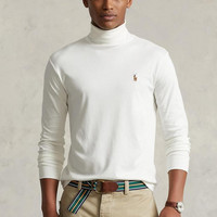 RALPH LAUREN 高领毛衣Cotton Interlock Turtleneck