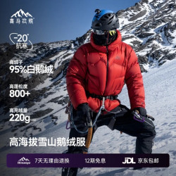 喜马拉雅 玉龙 户外抗寒羽绒服 95鹅绒800蓬 A35CR28357