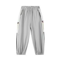 汪汪队立大功男童防蚊裤夏款2025宽松儿童裤子男宝宝夏季裤子男童休闲裤 浅灰 130