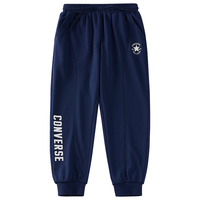 Converse 匡威童装男女童裤子运动裤秋柔软舒适儿童休闲长裤 藏青蓝 110 /53 【身高104-110cm】