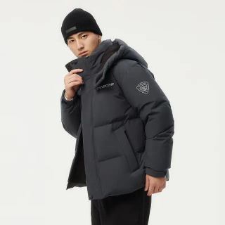 坦博尔 超级加厚抗寒连帽羽绒服 可脱卸帽