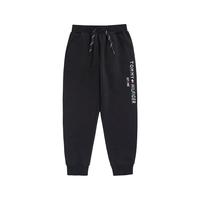 Tommy Hilfiger 汤米童装男童长裤春秋儿童舒适运动裤子 黑色 160 /66 【身高152-158cm】