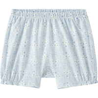 YeeHoO英氏儿童裤子夏季女童休闲百搭短裤透气宽松屁屁裤纯棉2025 春时花枝 90 cm
