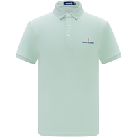 Navigare意大利小帆船短袖POLO衫男士夏季透气时尚上衣翻领简约通勤体恤衫 豆蔻绿 M 码