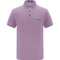 Navigare意大利小帆船短袖POLO衫男士夏季透气时尚上衣翻领简约通勤体恤衫 博伊森莓紫 3XL 码