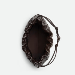 BOTTEGA VENETA BV Dustbag垃圾袋包迷你包腋下包肩背包 巧克力棕 均码