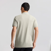 Lee LMT012293211 翻领小Logo徽标 灰绿色 2XL 男士POLO衫