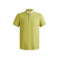 劲霸男装夏季男士短袖高端商务翻领短袖Polo衫IPPR2302 芥末黄 4XL (195)