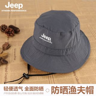 JEEP渔夫帽帽子防晒太阳帽夏季户外透气遮阳帽钓鱼登山紫外线