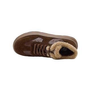  Bata/拔佳 厚底高帮 女士休闲鞋 啡色 37