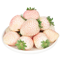 锁季淡雪白草莓白雪公主奶油草莓【空运多地次日达】新鲜年货水果礼盒 1000g商超果（11颗*4盒）