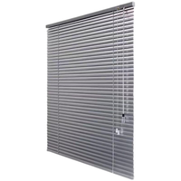 馨菲羽铝合金免打孔百叶窗帘卫生间厨房家用防水遮光遮阳升降百页百叶帘子 深蓝