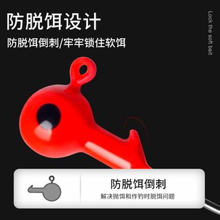 铅头钩强版路亚软虫软饵套装防挂底假饵曲柄钩鲈鱼鳜鱼翘嘴25枚