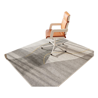 尚策按摩椅圆形地垫侘寂风地垫垫子防震隔音座椅地垫圆形毯子转椅脚垫