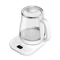 美的养生壶家用烧水壶玻璃办公室小型不锈钢电热水壶保温炖煮一体