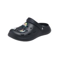 CAMEL骆驼女鞋2025夏季增高厚底两穿凉鞋休闲沙滩拖鞋女外穿洞洞鞋 L24M071669黑色 36