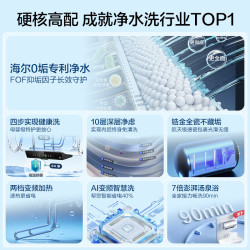 海尔 热水器电热水器3300W双管变频速热大水量超一级能效无垢净水洗镁棒免换内胆免洗