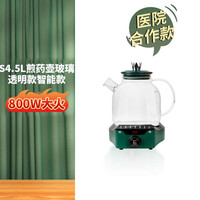 竹水溪 中药电煎壶 陶瓷内胆 4.5L 绿色 养生壶