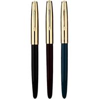 英雄（HERO）钢笔签字笔练字 商务办公文具书写练字笔329-2经典复古色铱金笔 红