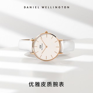丹尼尔惠灵顿 PETITE系列 优雅皮质石英女表