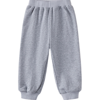 丽婴房 儿童长裤男童休闲长裤女童多巴胺长裤春季裤子2026春 浅灰 100 cm