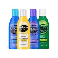 潇洒澳洲selsun洗发水去屑止痒控油蓬松无硅油洗发露舒缓硫化硒洗头水 黄+紫+蓝+绿全效家庭装