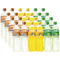 大窑汽水小窑果汽冻梨味青柠嘉宾果味橙味碳酸饮料520ml 冻梨+凤梨+青柠+橙诺520ml各6瓶