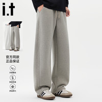 :CHOCOOLATE CHOCOOLATE 男士加绒直筒裤 秋冬新款休闲裤