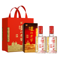 泸州老窖 六年窖头曲 52度 浓香型白酒 500mL*2瓶