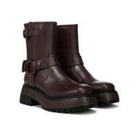 SAM EDELMAN 女复古骑士靴厚底中筒靴 CIRCUS