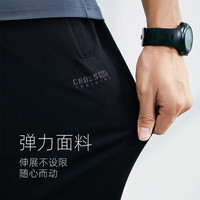 361°男款春夏2026运动长裤男跑步宽松运动裤 基础黑(针织拉链口袋) L 175/80A【130-145斤】