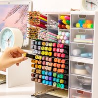 聚可爱 斜插式笔筒马克笔收纳盒