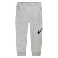 NIKE耐克童装男童纯棉针织长裤2025春季侧边logo运动休闲长裤 岩岭灰 110 /53 【身高104-110cm】