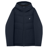 NAUTICA 男装冬季防轻泼水白鸭绒蓬松防寒保暖面包服JO3403