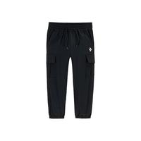 Converse 匡威童装男童裤子三防面料2025春季儿童户外运动长裤 正黑色【三防面料】 120 /56 【身高110-116cm】