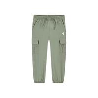 Converse 匡威童装男童裤子三防面料2025春季儿童户外运动长裤 铬绿【三防面料】 140 /60 【身高128-140cm】