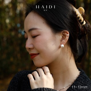 【李佳琦头等大事】海蒂 S925银紫色/白色淡水珍珠耳钉